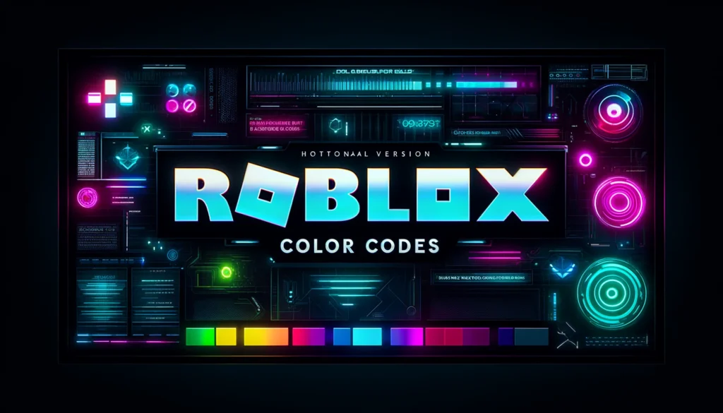 Roblox Color Codes - Easy Guide 2024
